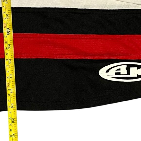 Beaver Trappers Hockey BTH Jersey No. 18 Athletic Knit AK White Black Red XL - Picture 13 of 13
